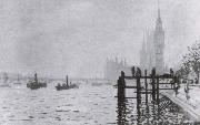 Claude Monet The Thames and Parliament oil on canvas